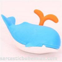 Whale Japanese School Erasers. Sky Blue Color. 2 Pack. B0072W2944